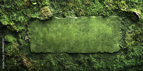 Mossy Stone Sign Embedded I...