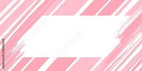 Abstract Pink and White Dia...