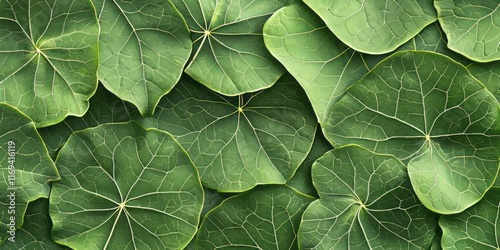 Lush Green Leaves Texture B...