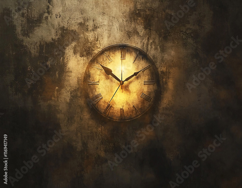 Wallpaper Mural Vintage Clock Wall Torontodigital.ca