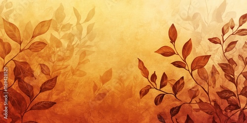 Autumnal Leaves Abstract Wa...
