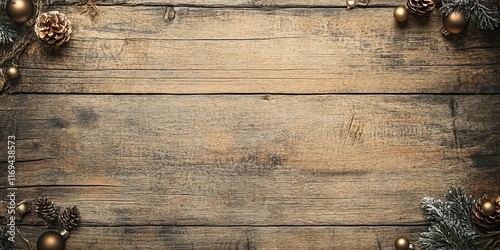Rustic Wooden Christmas Bac...
