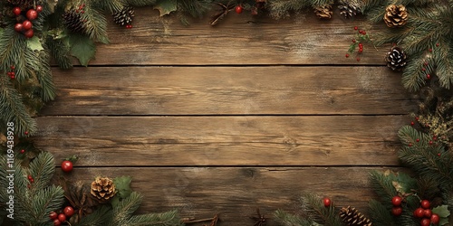 Rustic Wooden Background De...