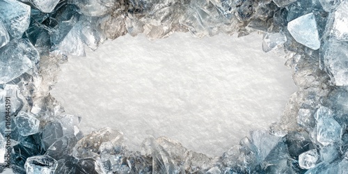 Glacial Ice Crystals Frame ...
