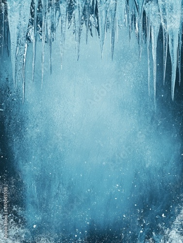 Icicles Hanging Against A F...