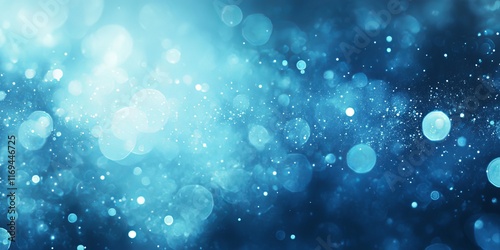 Abstract Blue Background wi...