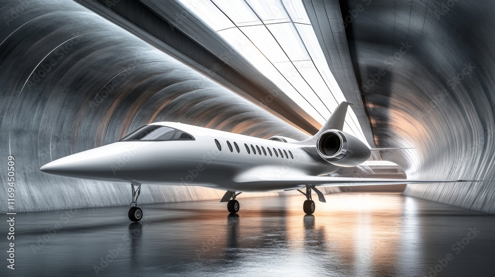 Advanced Aerospace Vehicle in Wind Tunnel Testing Advanced Aerospace Vehicle in Wind Tunnel Testing