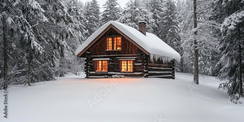Cozy Log Cabin Nestled In A...