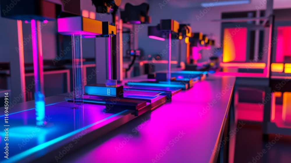 Fototapeta premium Advanced Materials in Science Laboratory Setup