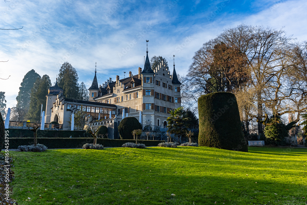 Obraz premium Kreuzlingen Seeburg Castle