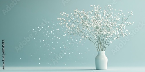 White Baby Breath Flowers i...