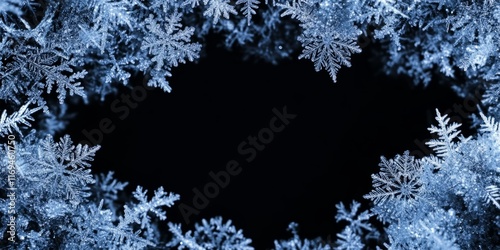 Intricate Ice Crystals Fram...