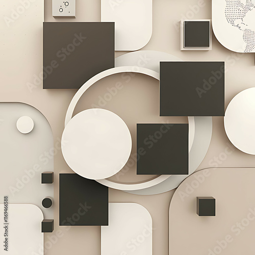 A Play of Shapes and Tones