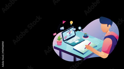 Wallpaper Mural Business Location Showcase Animation with Key People Insights Torontodigital.ca