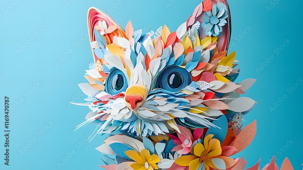 Animal, Cat, Paper Cut Art, Abstract Image, Texture, Pattern Background, Wallpaper, Cover and Screen for Smartphone, PC, Laptop, 9:16 and 16:9 Format Animal, Cat, Paper Cut Art, Abstract Image, Texture, Pattern Background, Wallpaper, Cover and Screen for Smartphone, PC, Laptop, 9:16 and 16:9 Format