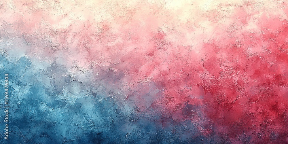 Fototapeta premium Abstract blend of soft pink and blue hues creating a calming visual effect for modern decor or art projects