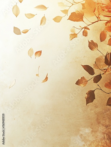 Golden Autumn Leaves Fallin...