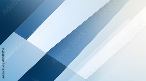 Free Download A minimalist abstract design in blue and white with clean lines and geometric shapes, accented by subtle gradients and high contrast. - GFXLoad
