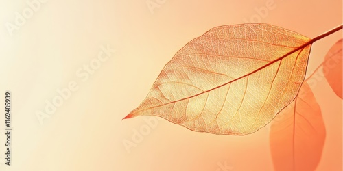 Delicate Skeleton Leaf Agai...