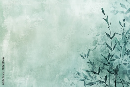 Abstract Green Background w...