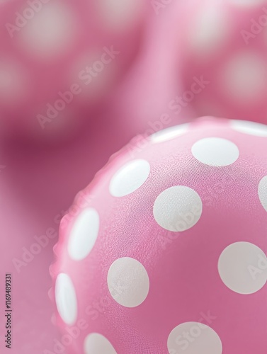 Pink Polka Dotted Sphere Cl...