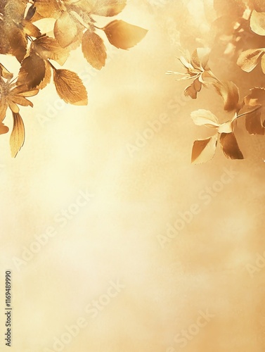Golden Leaves Frame Soft Pa...