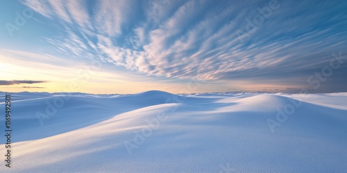 Serene Winter Landscape Und...