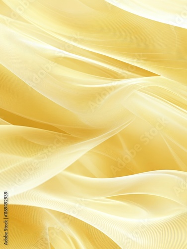 Abstract Golden Waves Elega...