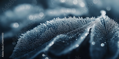 Frozen Leaf Detail Winter I...