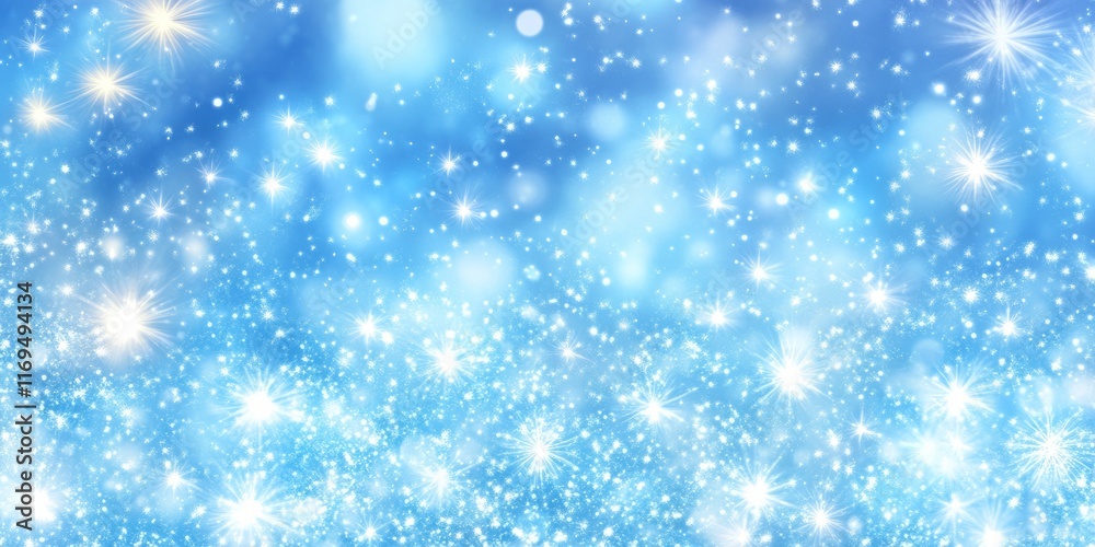 Sparkling Winter Sky Festive Background Image Sparkling Winter Sky Festive Background Image