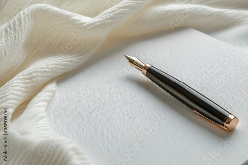 Elegant fountain pen rests ...