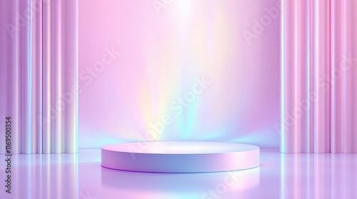 Violet podium for presentation products