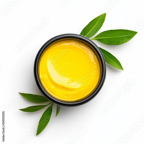 Wallpaper Mural A bowl of Cheddar cheese sauce displayed on a transparent backdrop. Torontodigital.ca