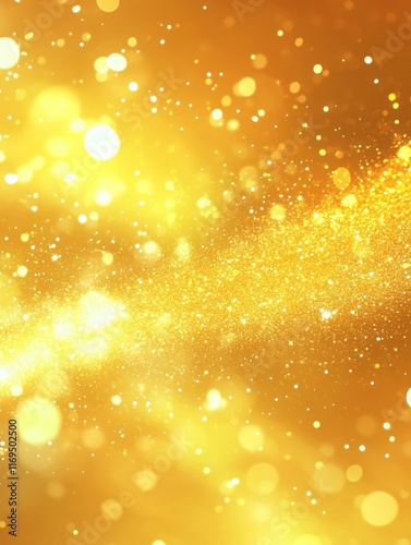 Golden Glitter Abstract Bac...