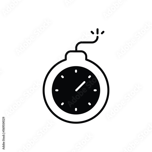 Deadline vector icon
