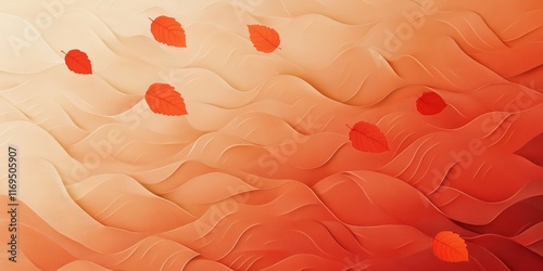 Abstract Autumn Leaves Flow...