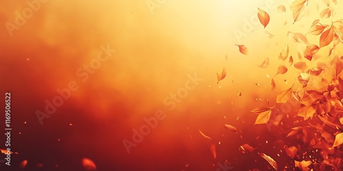 Autumn Leaves Falling Throu...