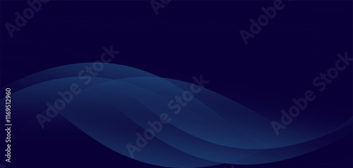 blue abstract Background. Abstract blue background with gradient color and artistic dynamic line decoration.