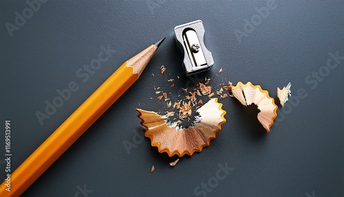 pencil and sharpener photo