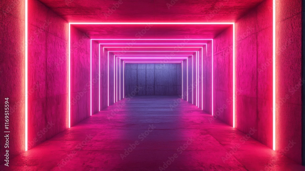 Futuristic Urban Space with Clean Lines and Daylight Futuristic Urban Space with Clean Lines and Daylight