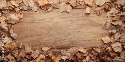 Dried Leaves Arranged Aroun...