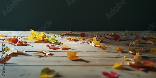 Colorful Autumn Leaves Scat...