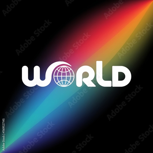 world icon. world themed logo