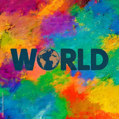 world icon. world themed logo