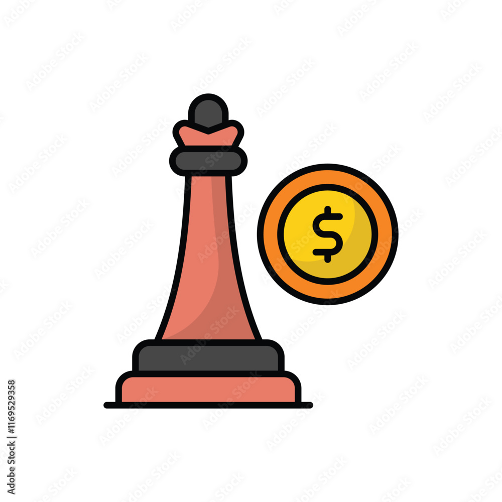 Business Strategy vector icon Business Strategy vector icon