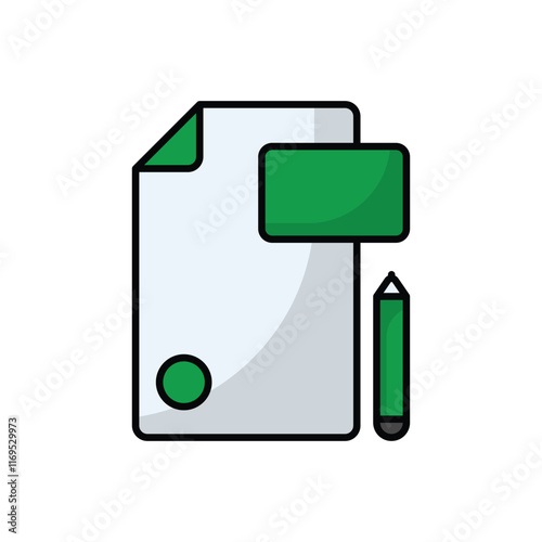 Company Branding vector icon