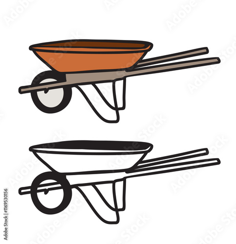 garden wheelbarrow