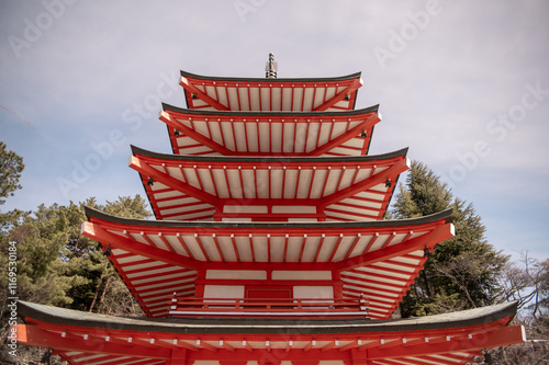 japanese pagoda temple roof