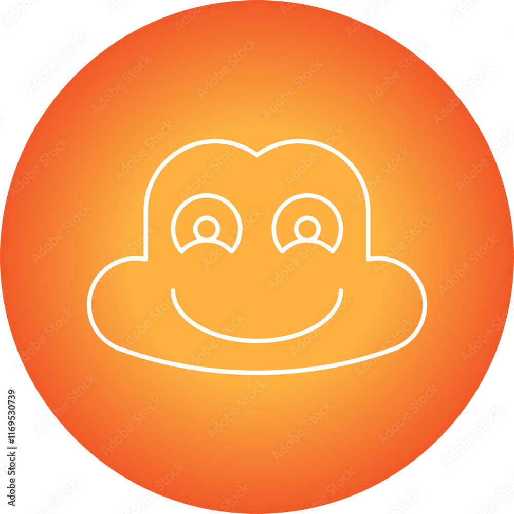 Frog Face icon single vector illustration Frog Face icon single vector illustration