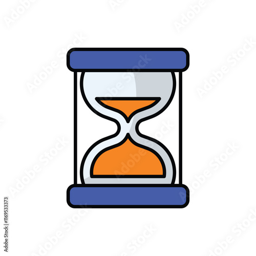 Hourglass vector icon